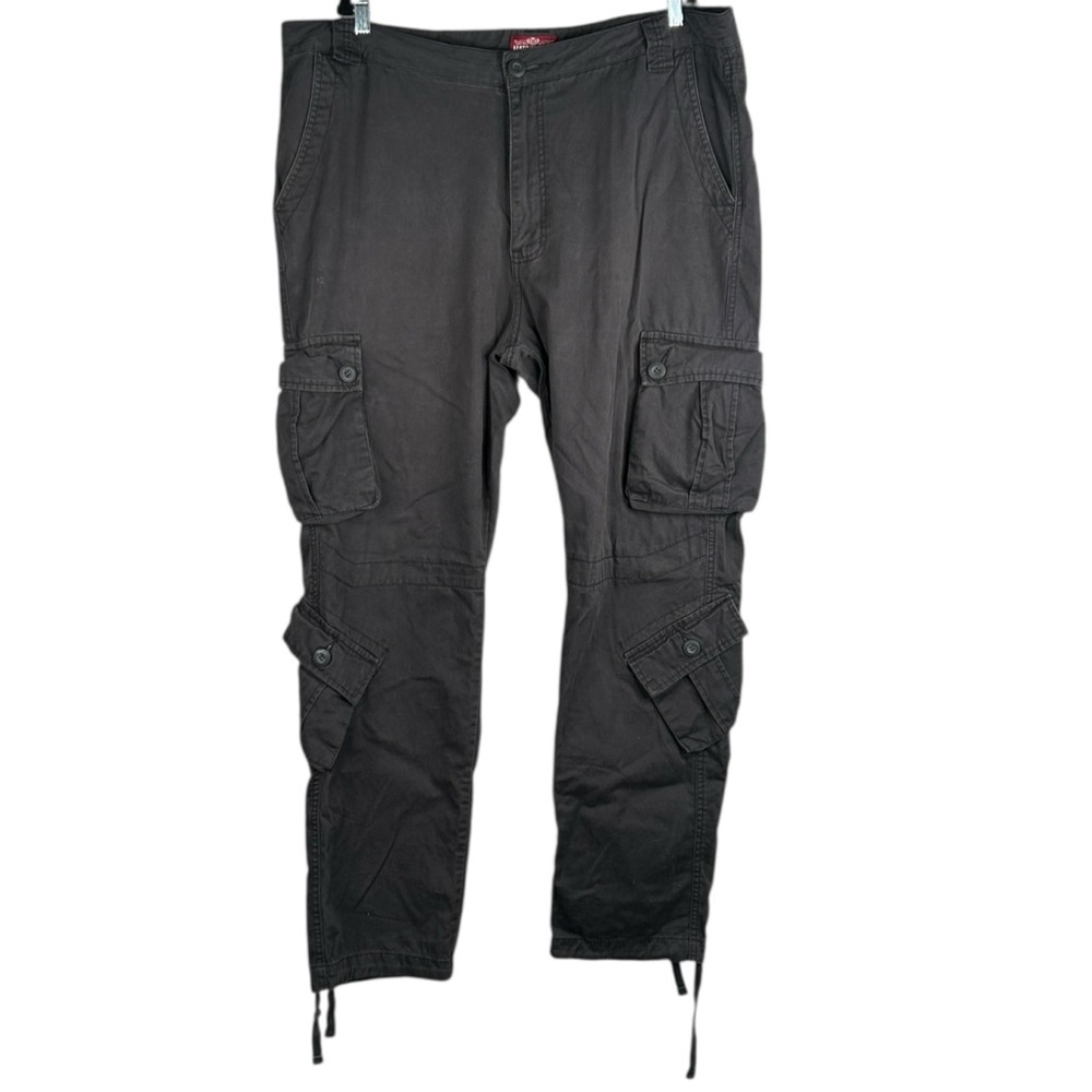 Matchstick Men's Gray Cargo Outdoor Rugged Hiking Camping Pants Size 44